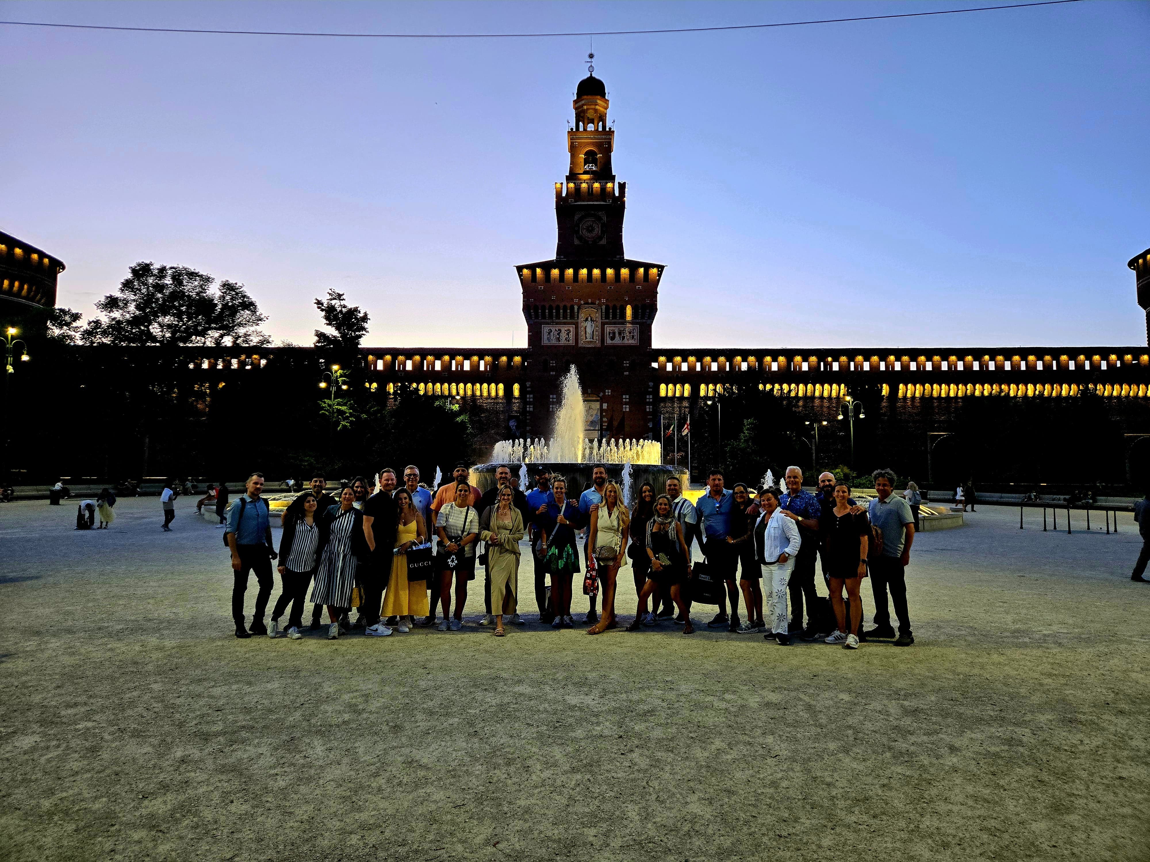 group of people in Italy
