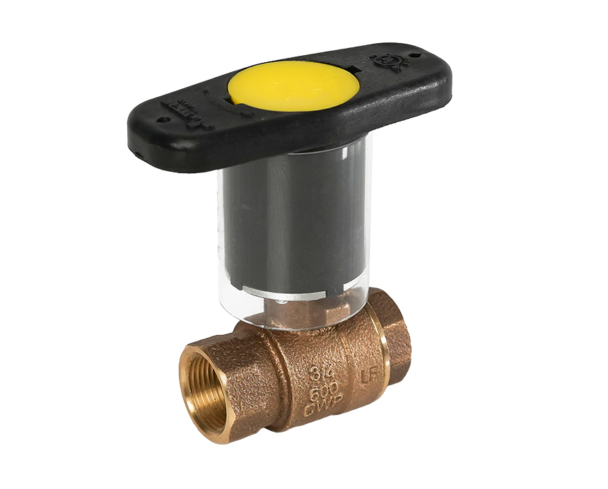 T-200CSSG-IH Lead Free Bronze Ball Valve with ThermalBlock Handle